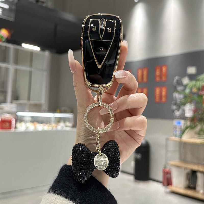 

Tpu Car Key Case Remote Cover Shell Holder Female For Changan New Eado Plus Cs75Plus Ultra Uni-K Uni-T Univ Uniz X7 Plus