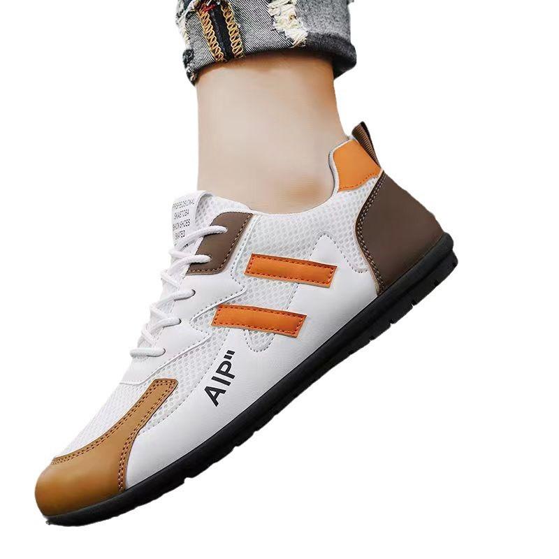 Mesh Men's Shoes Spring Breathable Casual Shoes Fashion Versatile Sports Shoes Soft-soled Doudou Shoes