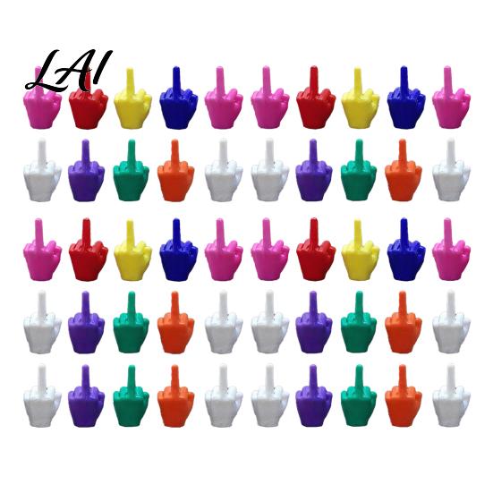 Funny Office Humor Gifts Mini Middle Finger Figurine Tiny Hand Desk Decor Gag Gift for Adults Ornaments Colorful Novelty Prank Toy Desk,