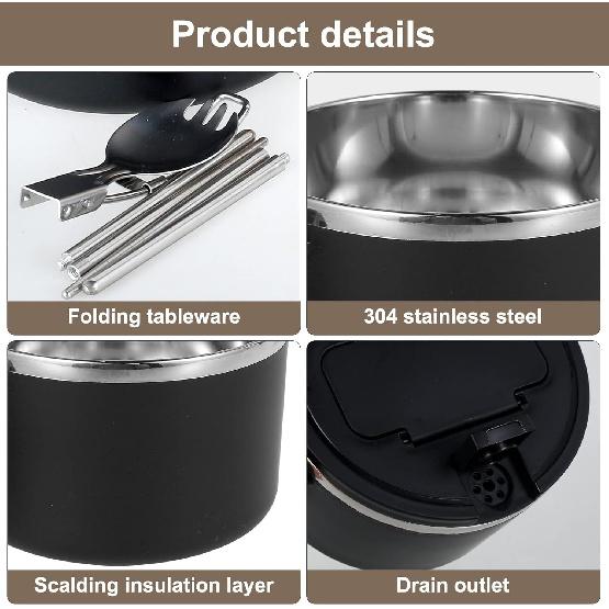 Rapid Ramen Bowl Ramen Noodle Bowl BPA Free Ramen Cooker Bowl with Filterable Lid 1200ml Microwave Spoon Chopsticks Handle Dishwasher Safe Noodles