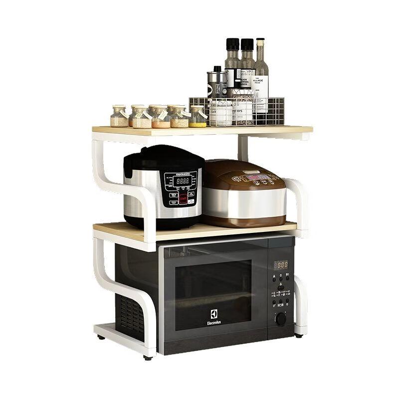 Adjustable Carbon Steel Kitchen Countertop Storage Shelf