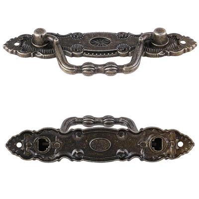 Antiker Bronze-Möbelgriff aus Zinklegierung, Schubladentür für Kommode, Schublade