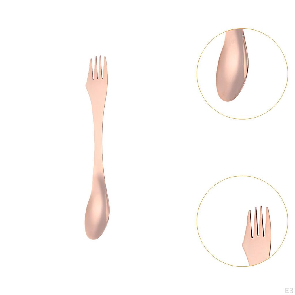3-in-1 Spork Gabel Löffel Messer Campingbesteck für Rucksacktouren Picknick Küche