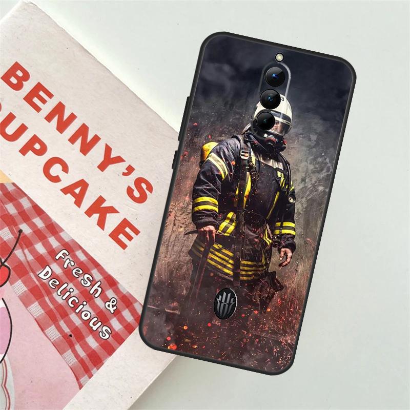 Cool Firefighter Heroes Fireman Case For ZTE Nubia Red Magic 8S 8 9 Pro Plus RedMagic 6 6S Pro 7 7S Pro 6R 5S 5G Soft Cover