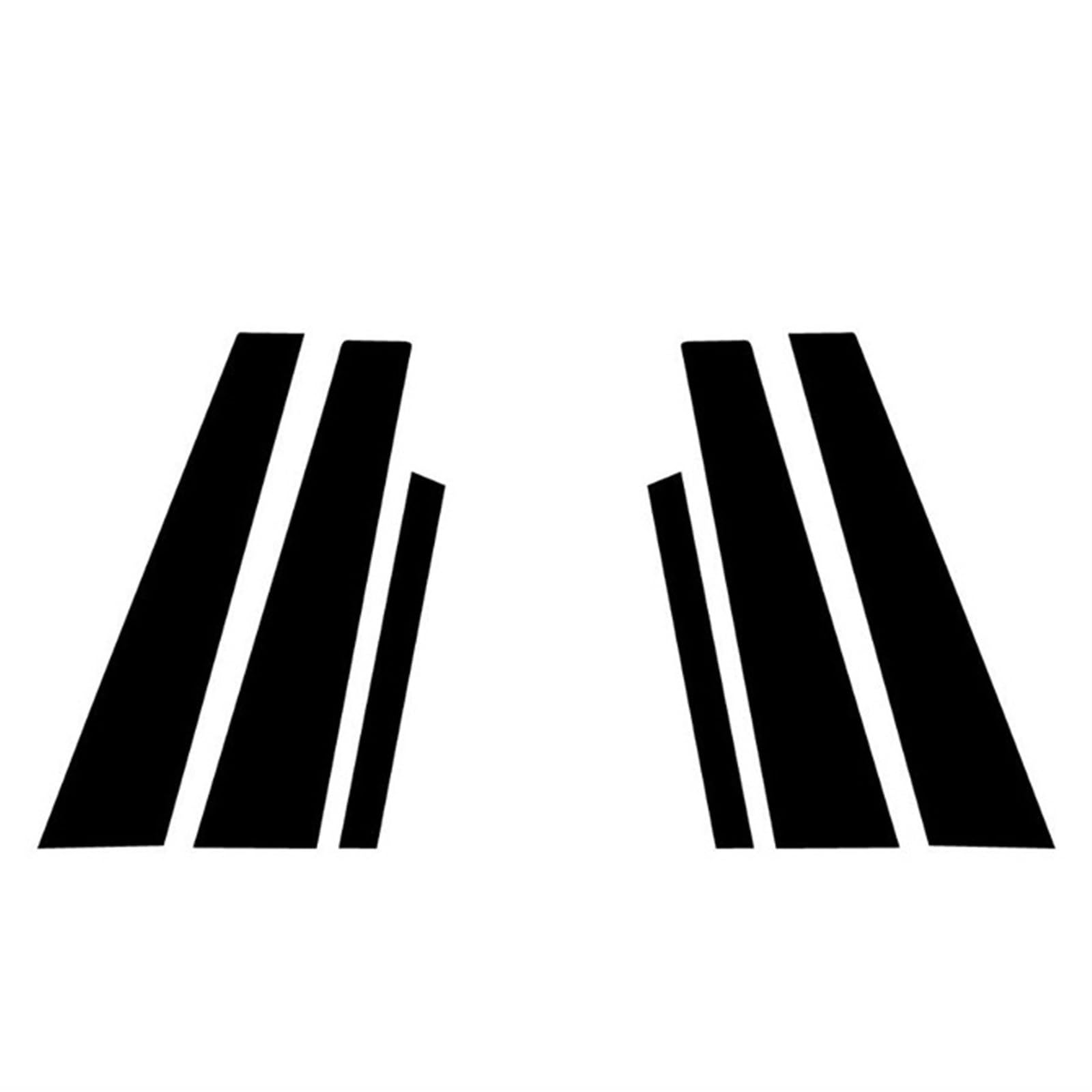 

DEMUR Glossy Black Jaguar XF X260 XE X760 2015 2016-2023 Polished Pillar Post Car For XE X760 16-23