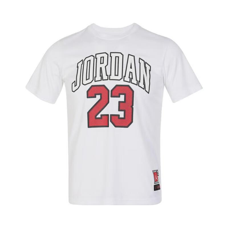 Jordan 23 T-Shirt Pullover Fashion Breathable Short Sleeve Men Tops White HM4763-100