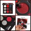 DE'LANCI - 9 Farben Schwarz Rot Smokey Make-up Palette