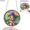 2D Flat, 1pc, 2D Flat Puppy In the Rain Themed Design, 2D Flat Acrylic Suncatcher Window Hanging Decoration, Suitable As a Birthday Gift for Women, Me
