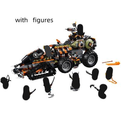 Mini Set Kompatibel Heavy Dragon Catcher Truck 70654 Bausteine Kinderspielzeug Geburtstagsgeschenke 1221Pcs 10939