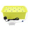 11 Löcher Hydroponisches System Pflanzen Anbauen Blume Wasser Erdlose Kultur Box (Grün, )