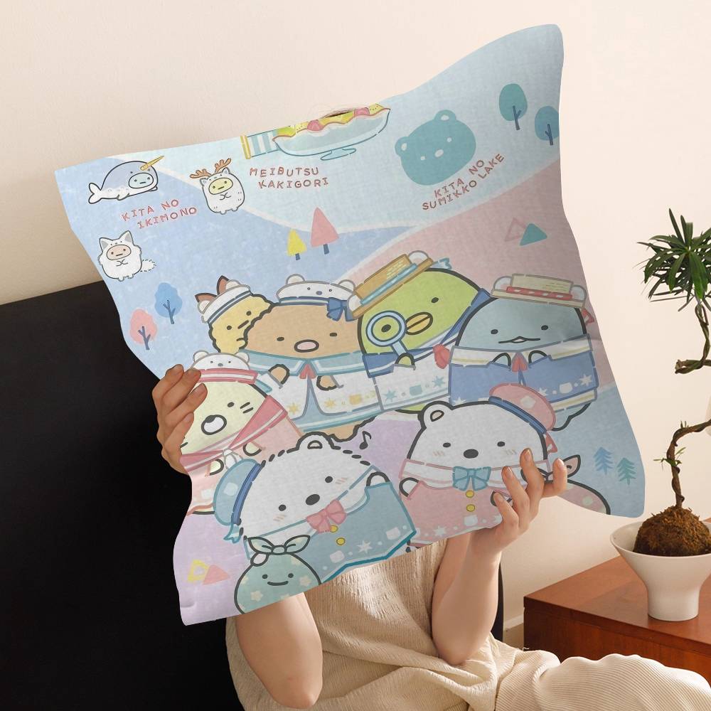 Japan Anime Sumikko Gurashi Pillow Cover Design Cushion Cover Decor Holiday Decorati