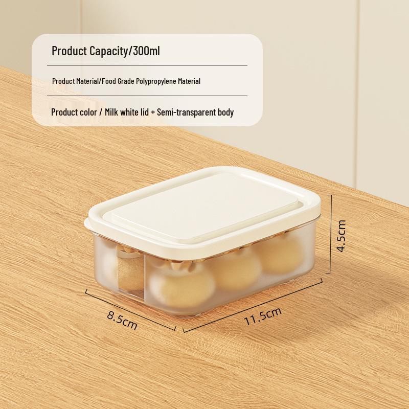 Vegetable & Meat Freezer Storage Box with Fruit Compartment