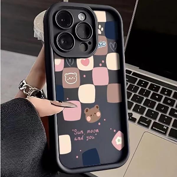 Graffiti Cute Niche Korean Case for Apple iPhone 14/13 Pro, 15, 16, 17 Pro Max