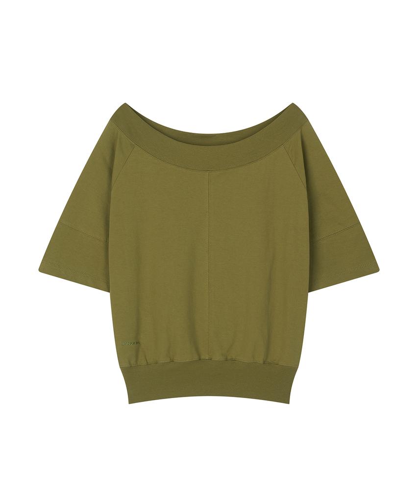 Saendeulig Multi-Neck Tee_Olive