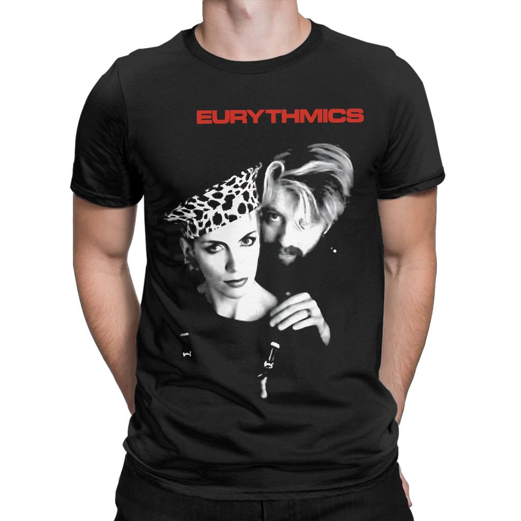 Wave Music Lovers Funny 100% Cotton T-Shirt Eurythmics Tops Tees For Men