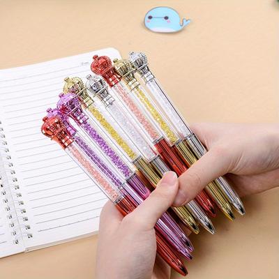 Schulbeginn Saison 10 Stück 0,7 mm Imitation Metallic Imitation Kristall Zierleiste Imitation Diamant Kugelschreiber Signaturstift Geschenk Preis.