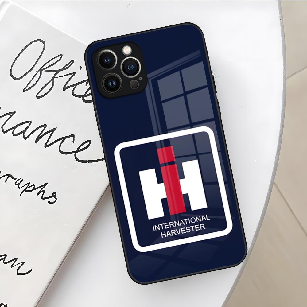 Case International Havester IH Tractor Phone Case for Iphone 16 15 14 12 11 13 Pro Max Mini X Xr Xs Se 8 Puls glass Cover