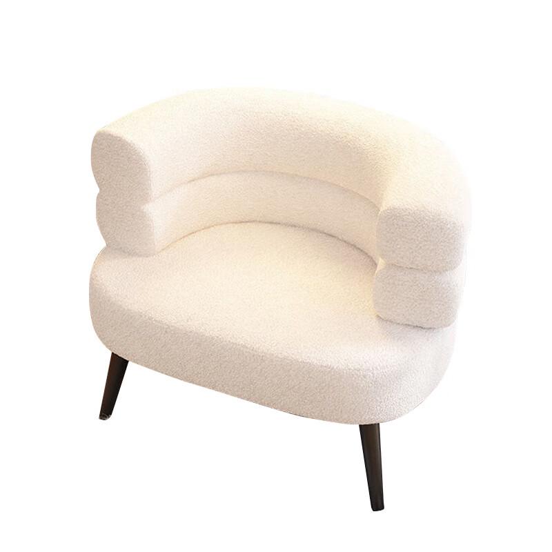 Lamb Fleece Single Lounge Chair