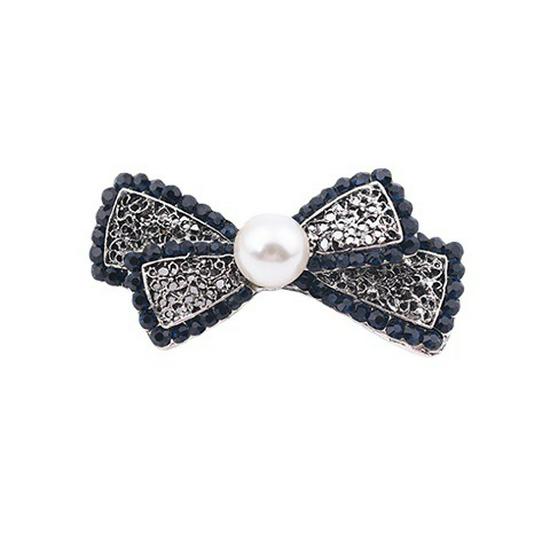 Koreanische antike Strass-Haarnadel: Elegantes Damen-Seitenclip- & Pferdeschwanz-Accessoire