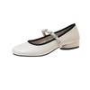 Spring New Fashion Casual Soft Sole Shallow Mouth Single Shoes Women's Flat Bottom Temperament Matching Skirt Versatile Trend