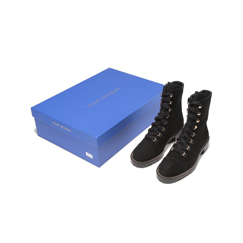 Stuart Weitzman Women's Kolbie Suede Lace-up Ankle Boots