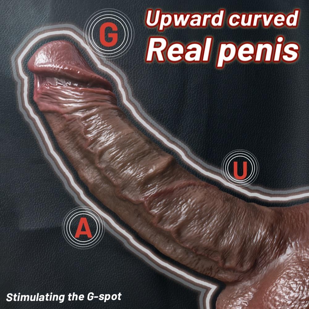 Kávová dilda v různých velikostech | Silné přísavky | Silná dilda pro stimulaci klitorisu, vagíny a bodu G | Sexuální hračka pro dospělé pro muže, ženy a páry