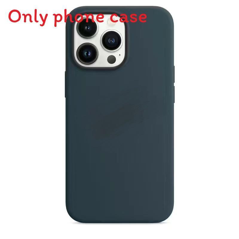 Silicone Liquid Magnetic Phone Case With Shock Absorption For Iphone Pro 13