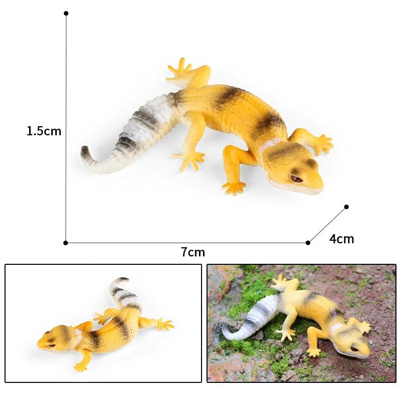 Kids Realistic Animal Model Gecko Wall Lizard Educational Toy For Science Learning