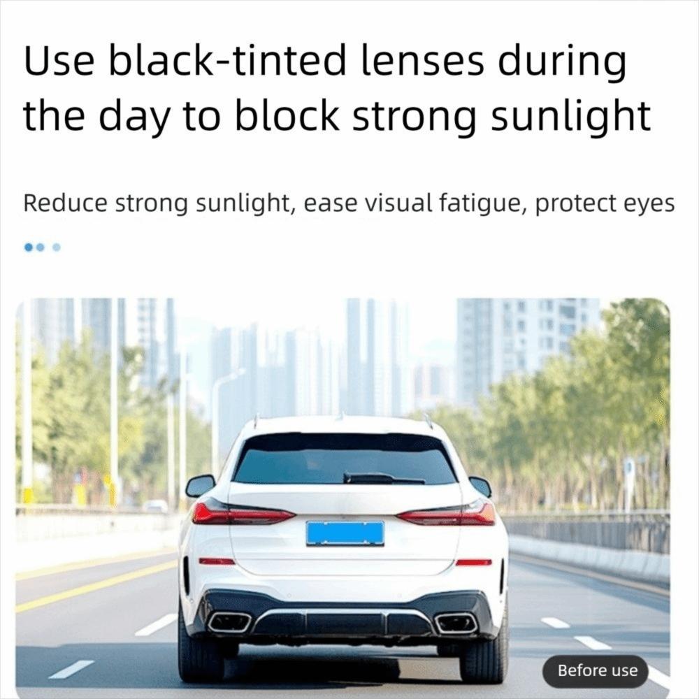 UV Anti Sunlight Dazzling Goggle Day Night Vision Day Night Vision Driving Mirror  Eye Protection