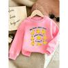 European sizes Cute Print Pattern 0-3 Years Old Baby Kids Comfortable Spring Thin Round Neck Sweatshirt Adorable Duck Design Soft Fabric