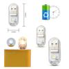 Led Reading Lamp Pressure-resistant 7000k White Light Home-appliance Portable Mini Book Light Ultra Bright 2leds Light 5v/1a
