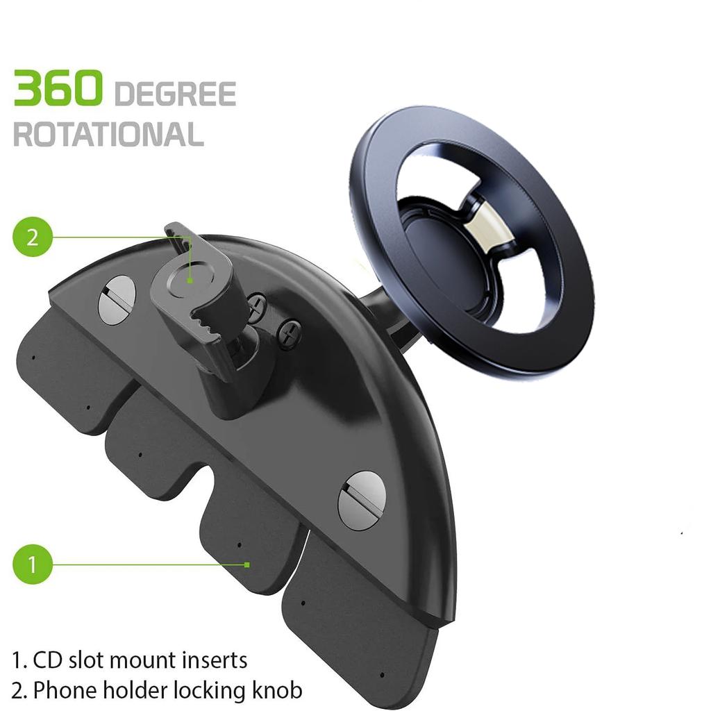 Car Phone Holder Magnetic Car CD Slot Mount Support Mobile Bracket Cell Clip For iPhone 16 15 14 13 12 11 Samsung Xiaomi