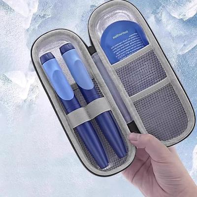 Multipurpose EVA Insulin Cooler Bag Portable Wear-resistant Insulin Cooling Bag Waterproof Glaciated Cold Storage Bag Outdoor