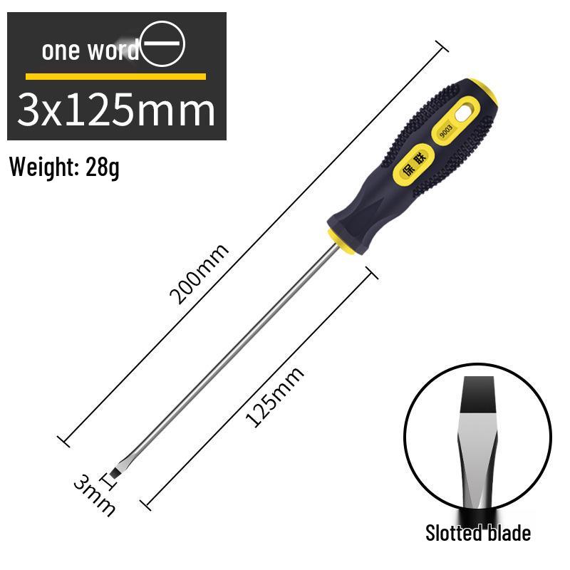 Conjunto de Chaves de Fenda Magnéticas de Grau Industrial - Phillips e Fenda