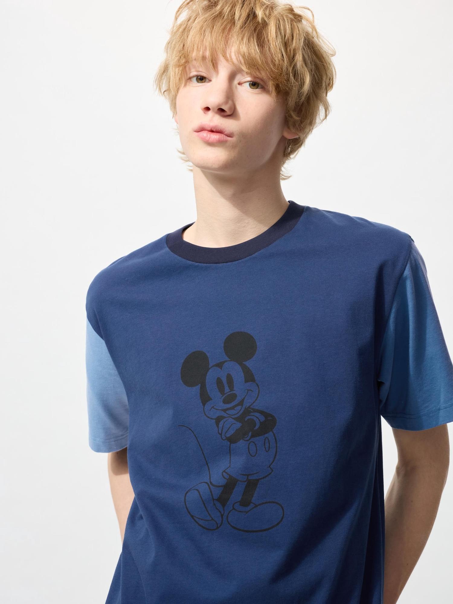 

Uniqlo Футболка Disney In Blue UT Graphic с коротким рукавом B 67 BLUE/MEN S