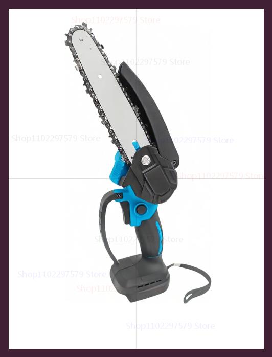 

6-дюймовая аккумуляторная мини-цепная пила 18 В перезаряжаемая электрическая ручная цепная пила для обрезки деревьев, садовые инструменты для двора