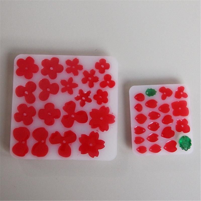 Heat Resistant Silicone Mould Set For Handmade Floral Pendant Charm Jewelry Designs Craft Projects