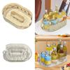 Organizer Turntable Home Decor Rotating Storage Tray, Spice Rack for Vanity Cabinet Refrigerator, Kitchen Bedroom