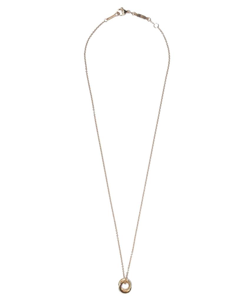 Lion Heart Double Ring Pair Necklace with Surgical Stainless Includes Direct Box and Shopping Bag LH-1 Diamonds, Steel,