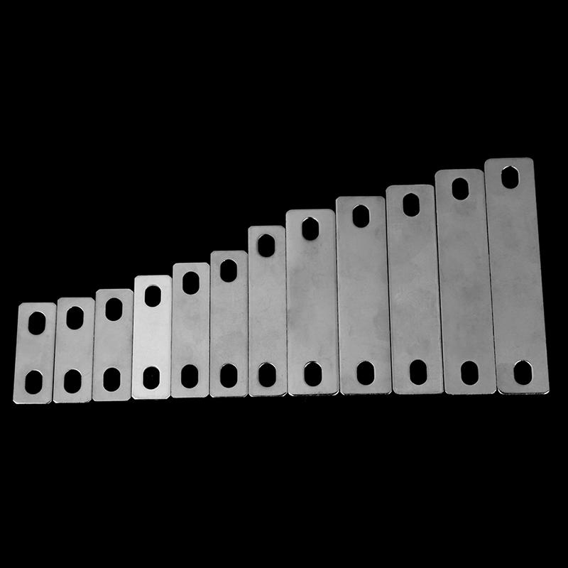 Connettore Barra Collettrice Rame Nichelato Distanza Fori 25 30 35 40 45 50 68 72 80 85Mm Batteria al Litio Barra Collettrice Spessore 1,5 Mm
