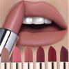 6colors Nude Velvet Lipsticks Waterproof Long Lasting Moisturize Lips Stick Not Fade Sexy Matte Lipstick Lip Gloss Women Makeup