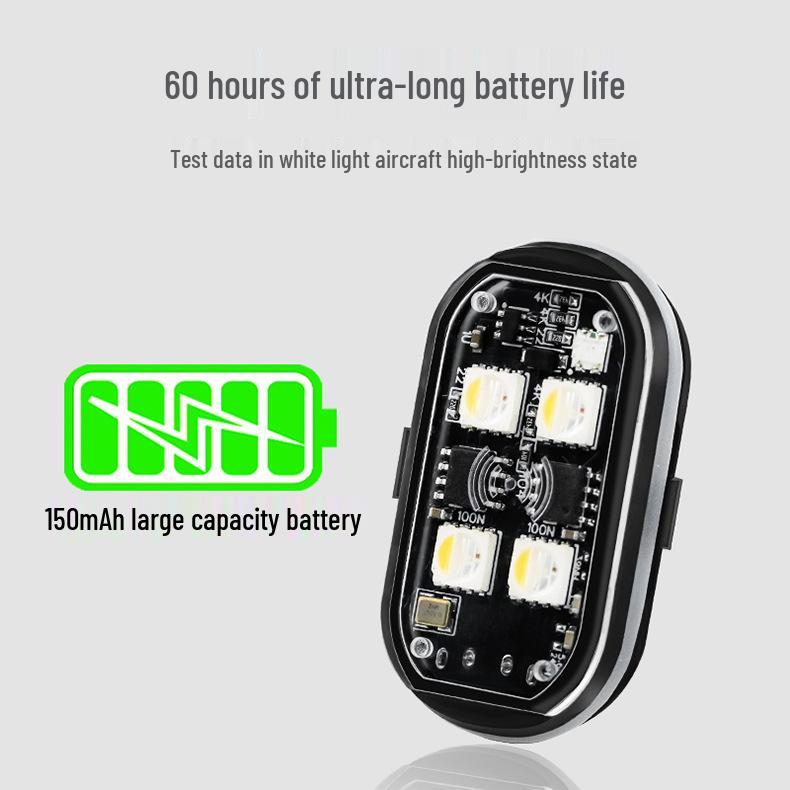 Waterproof Strobe Light for Cars, Motorcycles, Drones, Bicycles, and Aircraft