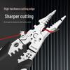 Industrial Grade Multifunctional Electrician Pliers: Wire Strippers, Crimpers, Skinners, Nail Cutters In High Carbon Steel