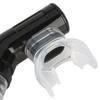 Comfortable Full Dry Snorkel with Silicone Mouthpiece Easy Breathe Snorkel (pink)