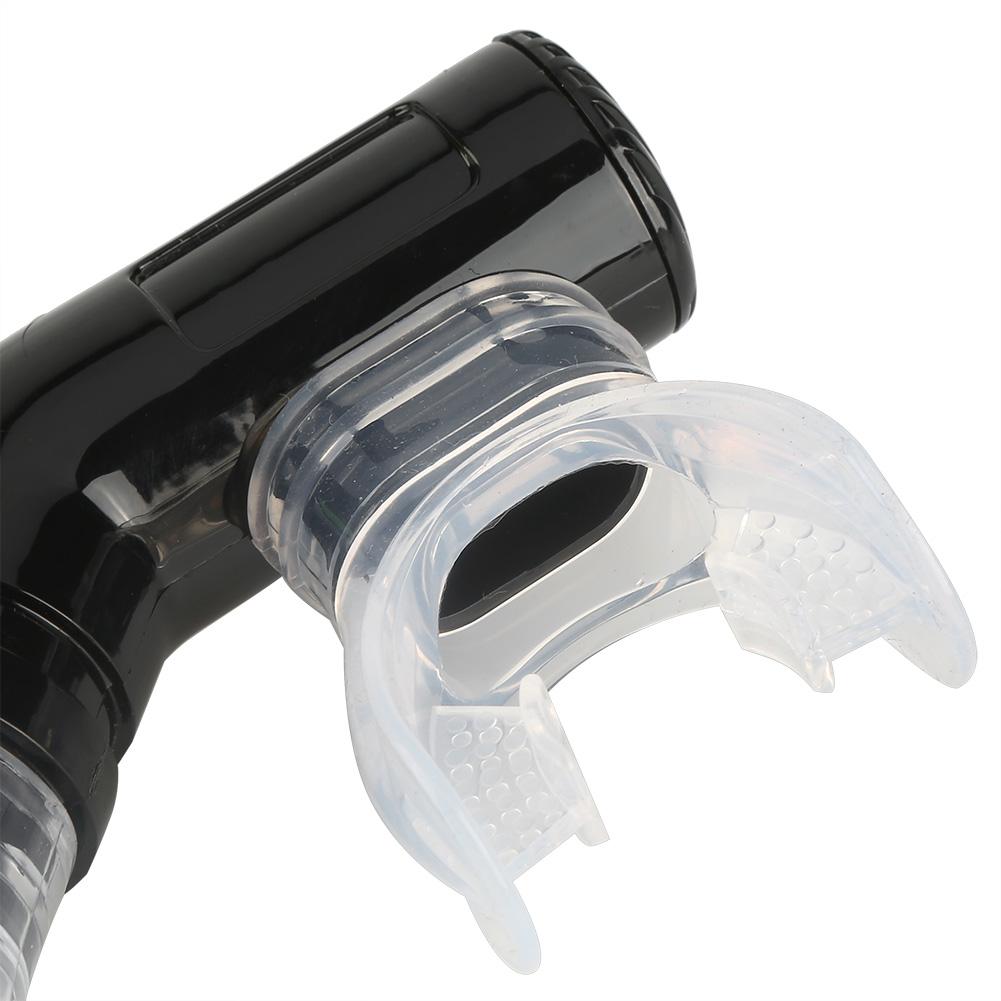 Comfortable Full Dry Snorkel with Silicone Mouthpiece Easy Breathe Snorkel (pink)