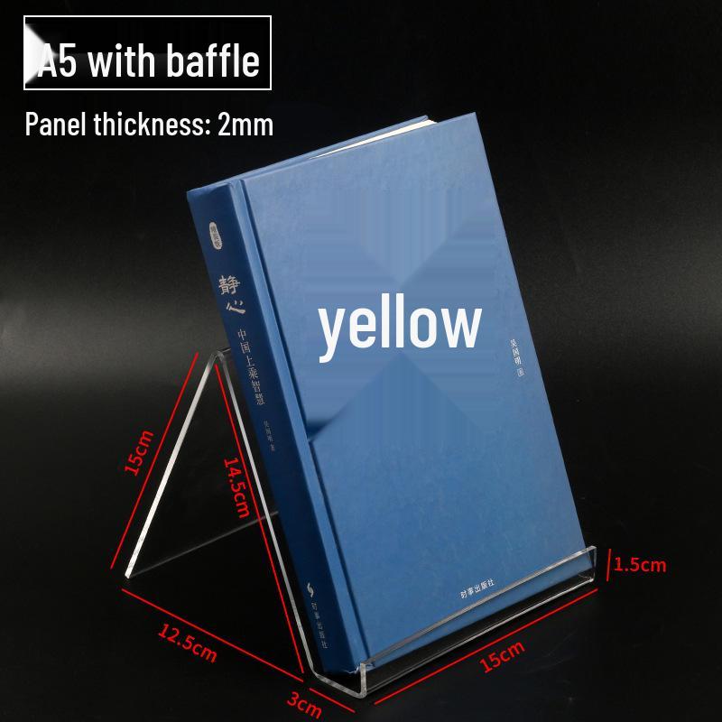 Xybp Transparent Acrylic Phone & Book Display Stand for Laptops