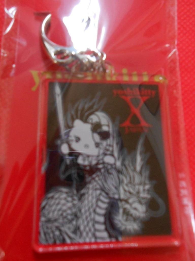 Sanrio X JAPAN YOSHIKI yoshikitty Acrylic KH Dragon Keychain