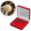 Samt Münzpräsentationsbox Abzeichen-Display Münzhalter-Etui Für Souvenir-Sammlung