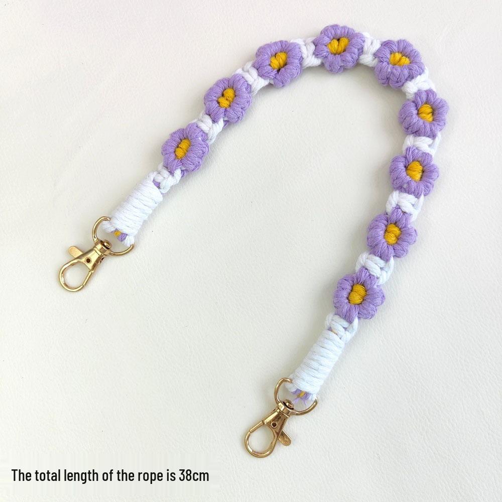 Woven Flower Strap for Water Bottles and Thermos Cups