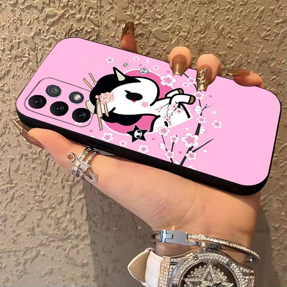 

Japan T-Tokidokis Phone Case For Samsung Galaxy A13,21s,22,31,32,52,53,71,80,A91 Soft Black Cover SamsungA73 5G
